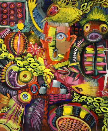 Nature calls van Nikky Wirth, Schilderij te koop op Singulart