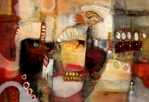 do not touch without gloves von Nikky Wirth, Malerei kaufen auf Singulart