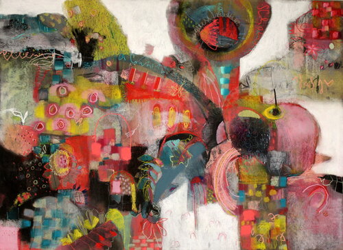 One apple a day by Nikky Wirth, Painting for Sale on Singulart