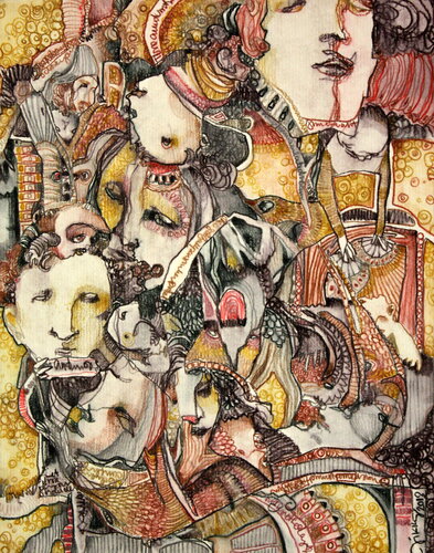 The golden tale van Nikky Wirth, Werk op papier te koop op Singulart