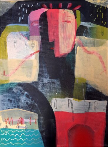 Kleine Sphinx by Nikky Wirth, Painting for Sale on Singulart