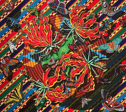 Flame Lilies von Jerry Bowman, Werk auf Papier kaufen auf Singulart