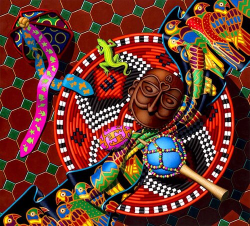 Man In the Wind di Jerry Bowman, Opera su carta in vendita su Singulart