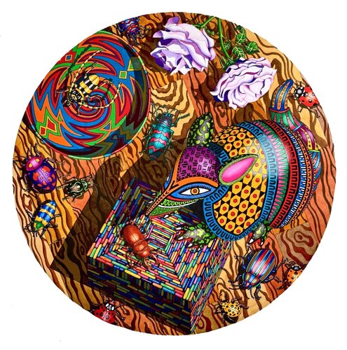 The Armadillo's Feast von Jerry Bowman, Malerei kaufen auf Singulart