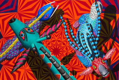 Three Continents de Jerry Bowman, Pintura a la venta en Singulart