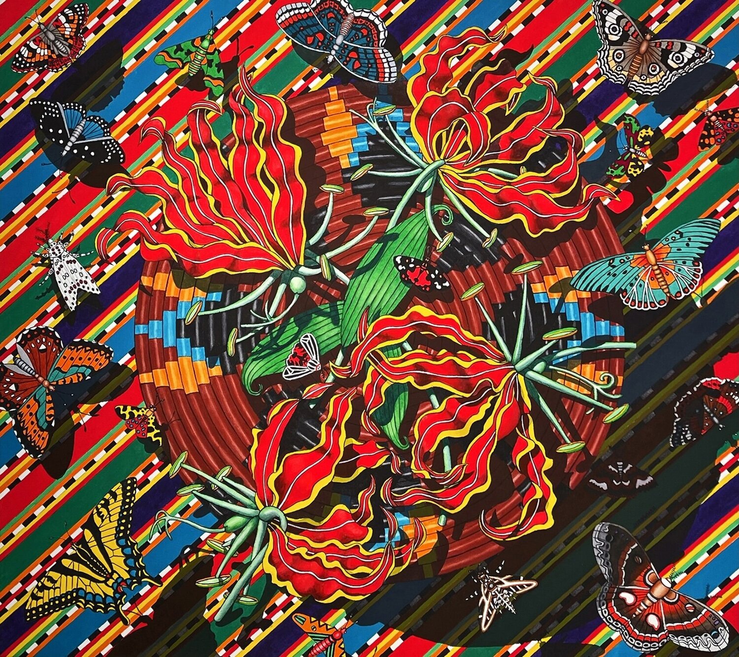 Flame Lilies Jerry Bowman