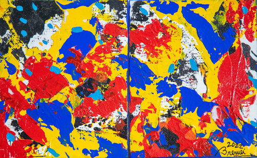 Caminar por el borde del acantilado von Jorge Bremer, Malerei kaufen auf Singulart