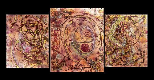 Magma di Aniko Vig, Pittura in vendita su Singulart