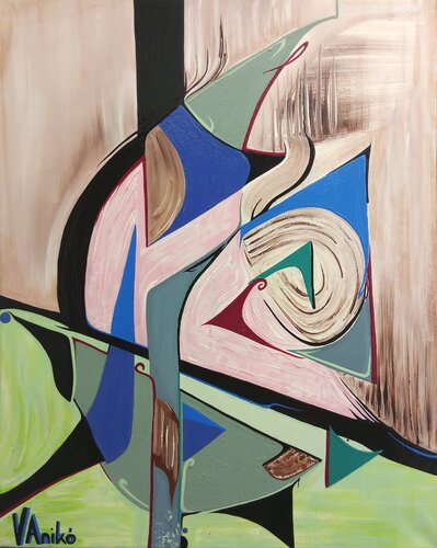 Endless Clinging di Aniko Vig, Pittura in vendita su Singulart