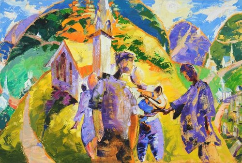 Sunday Morning von Alix Hallman Travis, Malerei kaufen auf Singulart