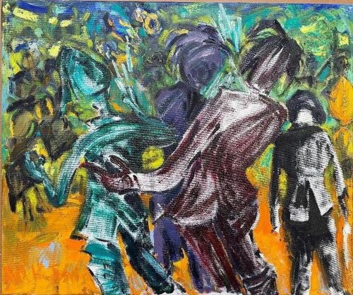 The Conductor 5 de Alix Hallman Travis, Pintura a la venta en Singulart
