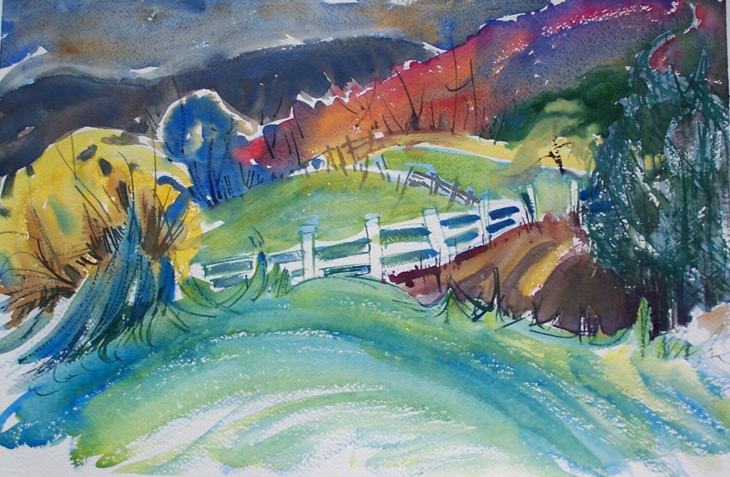 Another October Day in the Catskill Mountains Alix Hallman Travis