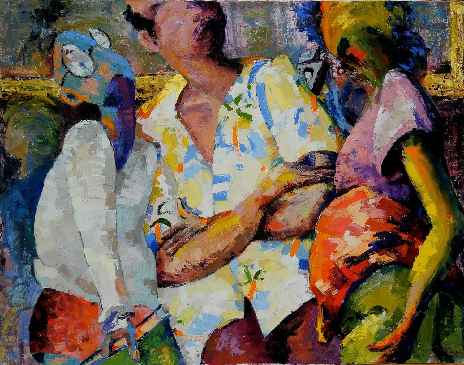 Viewing Delacroix Alix Hallman Travis Original painting for sale