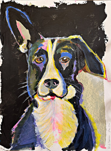 Dog N⁰ 2 von Katrin Dillmann, Malerei kaufen auf Singulart