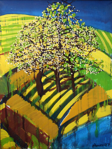 Tree 97 by charlie burman, Painting for Sale on Singulart