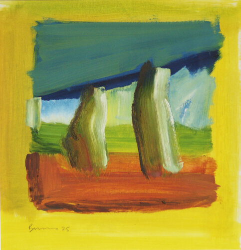 Two Trees II von charlie burman, Malerei kaufen auf Singulart