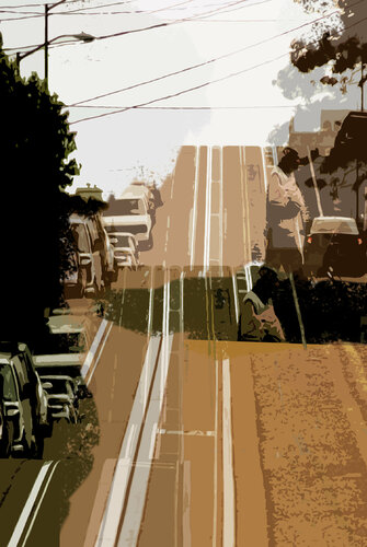 Telegraph Hill by Roxane Stroobant, Print for Sale on Singulart