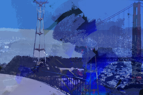 Twin Peaks de Roxane Stroobant, Impresión a la venta en Singulart