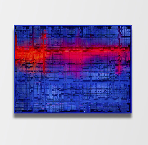 At the fault line of Akkrad van Peter Foesters, Schilderij te koop op Singulart