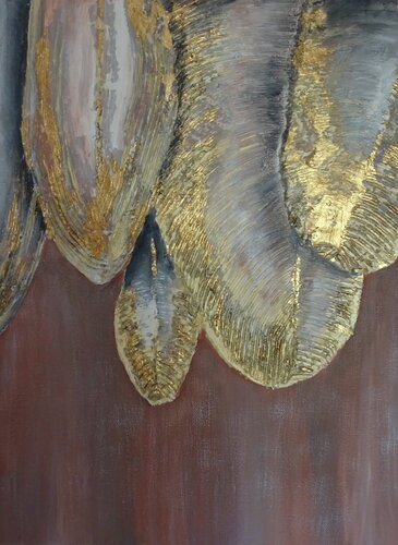 Dance of the golden feather von Olga Milova, Malerei kaufen auf Singulart