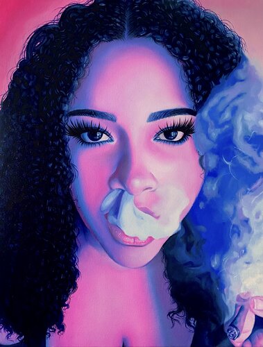 Like smoke by Venus Gonzalez, 絵画 for Sale on Singulart