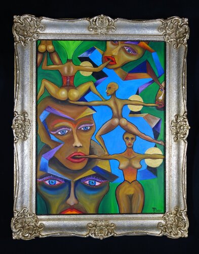 OLYMPIA di Tilo Tscheulin, Pittura in vendita su Singulart