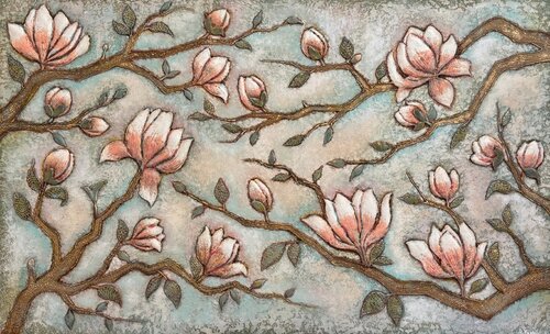 Magnolia Dream de Maryam Faghihi, Pintura a la venta en Singulart