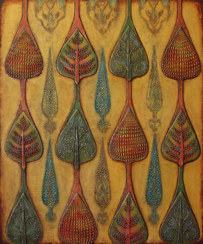 Sarvistan van Maryam Faghihi, Schilderij te koop op Singulart