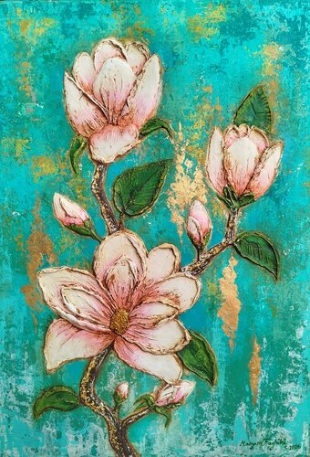 The Color of Bloom de Maryam Faghihi, Pintura a la venta en Singulart