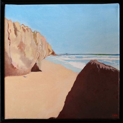Two Rocks. Cyprus van Moorland Productions (Kenneth Hay / Seetha A), Schilderij te koop op Singulart