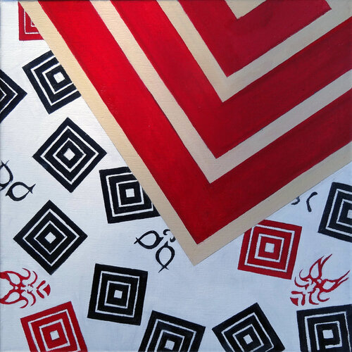 CM_030_"Kabuki" di Moorland Productions (Kenneth Hay / Seetha A), Pittura in vendita su Singulart