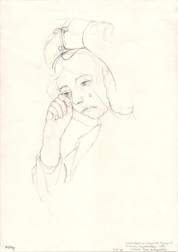 Weeping Madonna de Moorland Productions (Kenneth Hay / Seetha A), Dibujo a la venta en Singulart