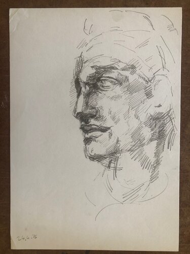 Study after Michelangelo de Moorland Productions (Kenneth Hay / Seetha A), Dibujo a la venta en Singulart
