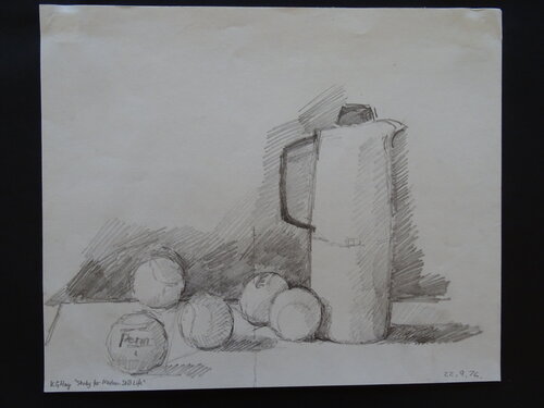 Study for 'Modern Still LIfe' di Moorland Productions (Kenneth Hay / Seetha A), Disegno in vendita su Singulart