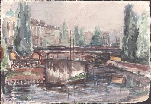 Vienna: The Danube de Moorland Productions (Kenneth Hay / Seetha A), Pintura a la venta en Singulart