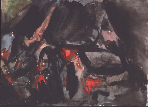 Fire, no 3 by Moorland Productions (Kenneth Hay / Seetha A), 회화 for Sale on Singulart