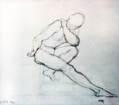 Study after Alessandro Allori by Moorland Productions (Kenneth Hay / Seetha A), 素描 for Sale on Singulart