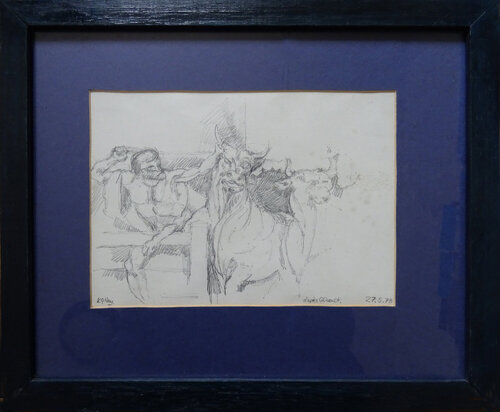 Study after Géricault by Moorland Productions (Kenneth Hay / Seetha A), Drawing for Sale on Singulart
