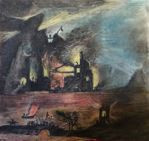 Study after Bosch par Moorland Productions (Kenneth Hay / Seetha A), Œuvre sur papier en vente sur Singulart