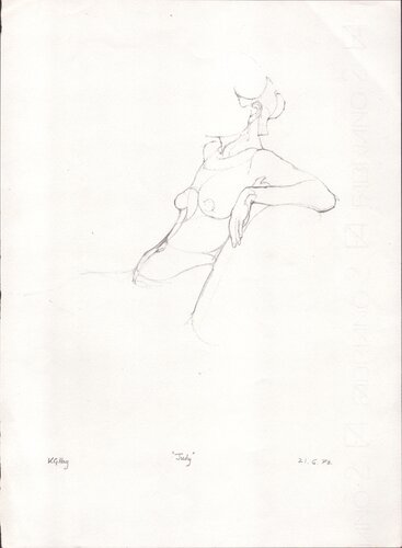 Judy seated di Moorland Productions (Kenneth Hay / Seetha A), Disegno in vendita su Singulart