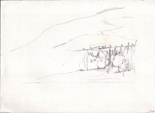 Tuscan landscape di Moorland Productions (Kenneth Hay / Seetha A), Disegno in vendita su Singulart