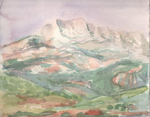 Monte Sainte Victoire van Moorland Productions (Kenneth Hay / Seetha A), Schilderij te koop op Singulart