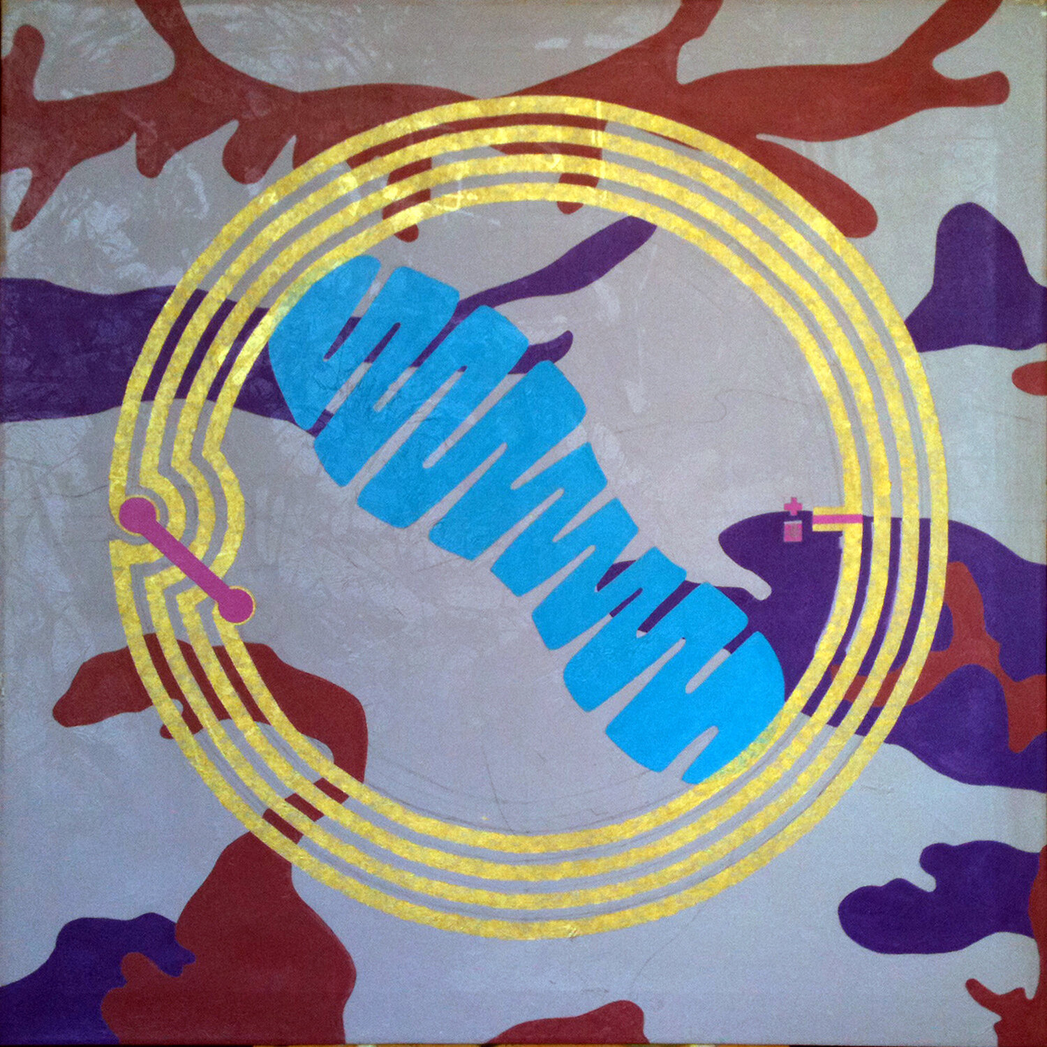 CM_019_"Going for Gold" Moorland Productions (Kenneth Hay / Seetha A) Originalgemälde zu verkaufen