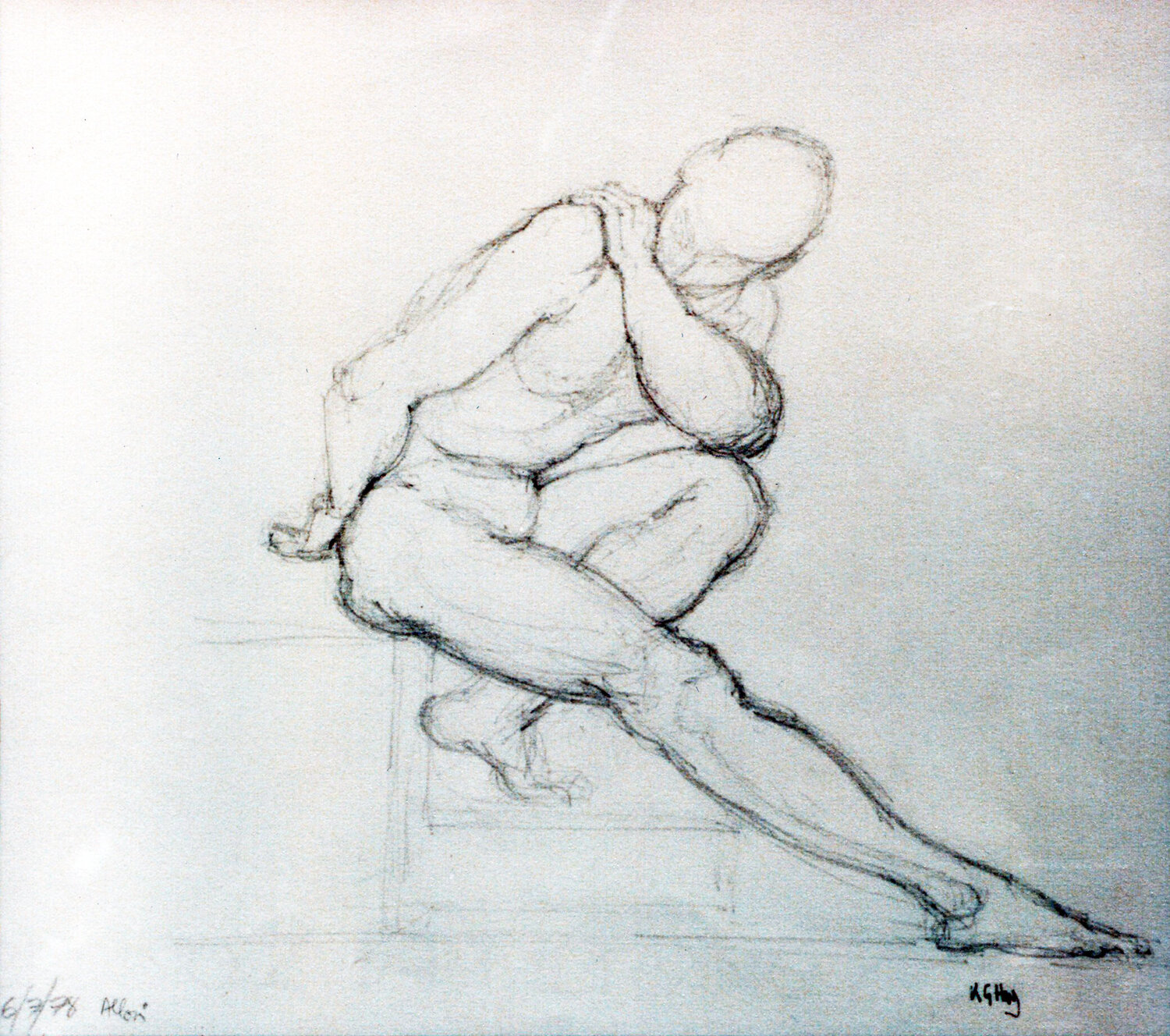 Study after Alessandro Allori Moorland Productions (Kenneth Hay / Seetha A) Zeichnungen zu verkaufen