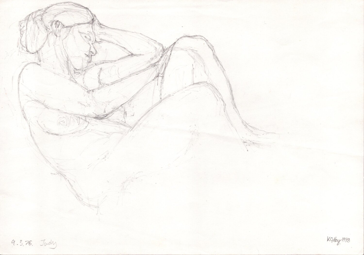 Judy sleeping Moorland Productions (Kenneth Hay / Seetha A) Zeichnungen zu verkaufen