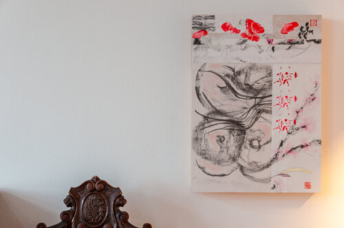 Herzschlag (40x15x6cm); Tänzer (40x40x6cm) par Christiane Hiltrop, Autres supports en vente sur Singulart