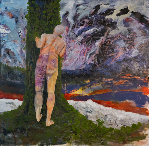 Tutta colpa dell’edera se cadono gli alberi de Elidon Mucaj, Pintura a la venta en Singulart