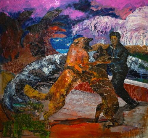 Trinomio de Elidon Mucaj, Pintura a la venta en Singulart