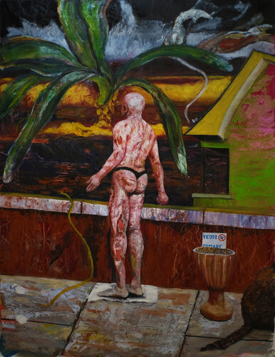 Vietato Fumare de Elidon Mucaj, Pintura a la venta en Singulart
