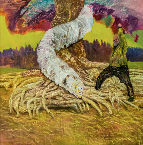 Seme Lasciato Cadere di Elidon Mucaj, Pittura in vendita su Singulart